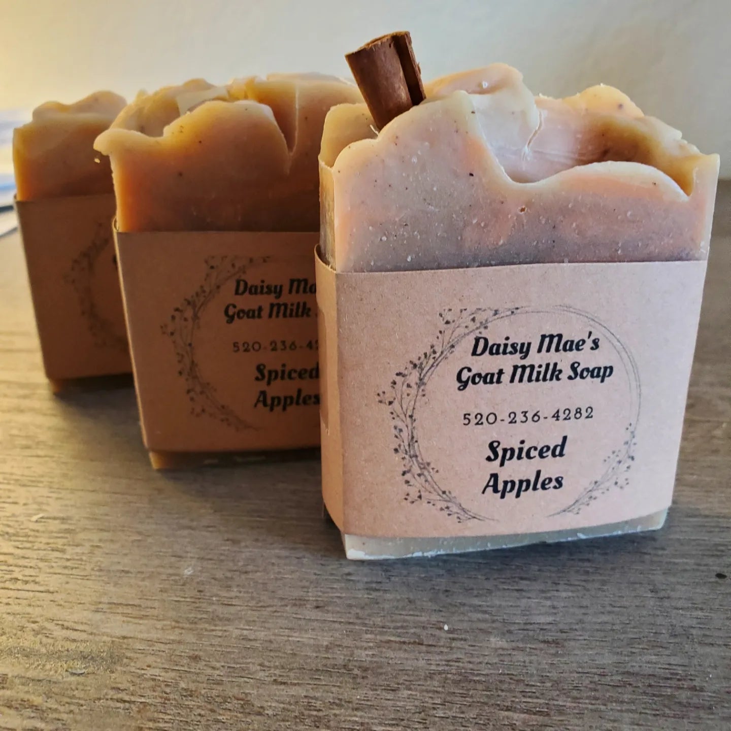 Pumpkin spice, spiced apples, fall soap