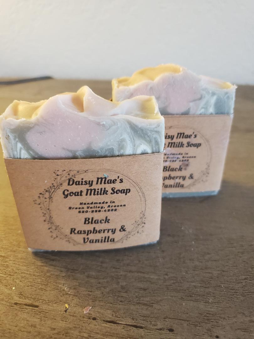 Black Raspberry Vanilla Goat Milk Soap